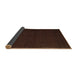 Sideview of Abstract Brown Contemporary Rug, con1144brn