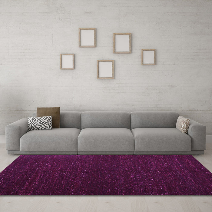 Machine Washable Abstract Pink Contemporary Rug in a Living Room, wshcon1144pnk