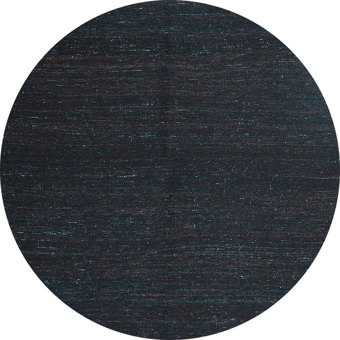 Round Machine Washable Abstract Light Blue Contemporary Rug, wshcon1144lblu