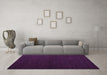 Machine Washable Abstract Purple Contemporary Area Rugs in a Living Room, wshcon1144pur