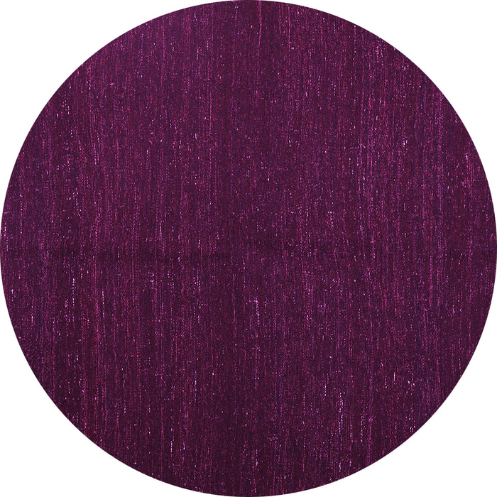 Round Abstract Pink Contemporary Rug, con1144pnk
