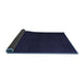 Sideview of Abstract Blue Contemporary Rug, con1144blu