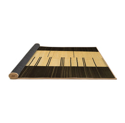 Sideview of Abstract Brown Contemporary Rug, con1145brn
