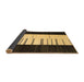 Sideview of Abstract Brown Contemporary Rug, con1145brn