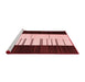 Contemporary Red Washable Rugs