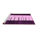 Sideview of Machine Washable Abstract Pink Contemporary Rug, wshcon1145pnk