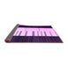 Sideview of Abstract Purple Contemporary Rug, con1145pur