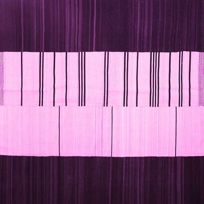 Square Machine Washable Abstract Pink Contemporary Rug, wshcon1145pnk