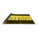 Sideview of Abstract Yellow Contemporary Rug, con1145yw