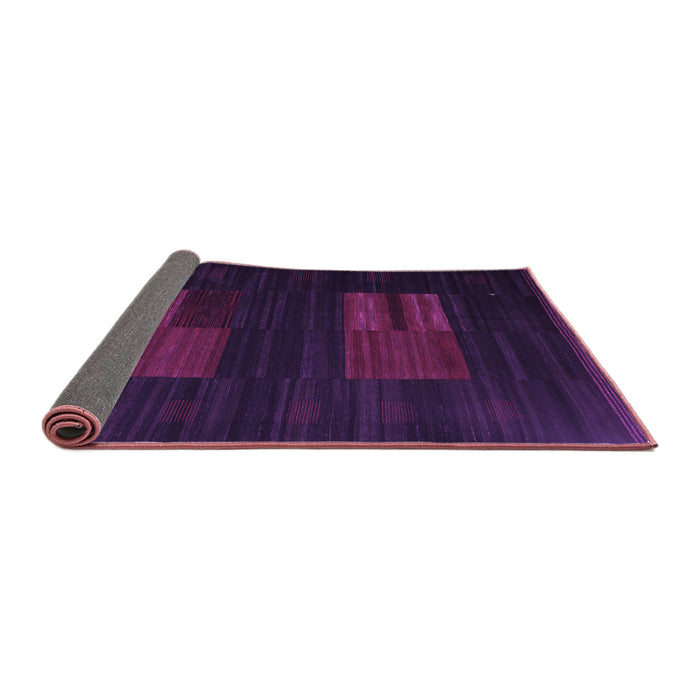 Sideview of Abstract Purple Contemporary Rug, con1146pur