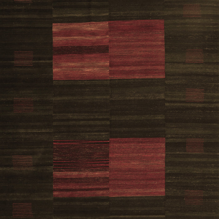 Abstract Brown Contemporary Rug, con1146brn
