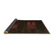 Sideview of Abstract Brown Contemporary Rug, con1146brn