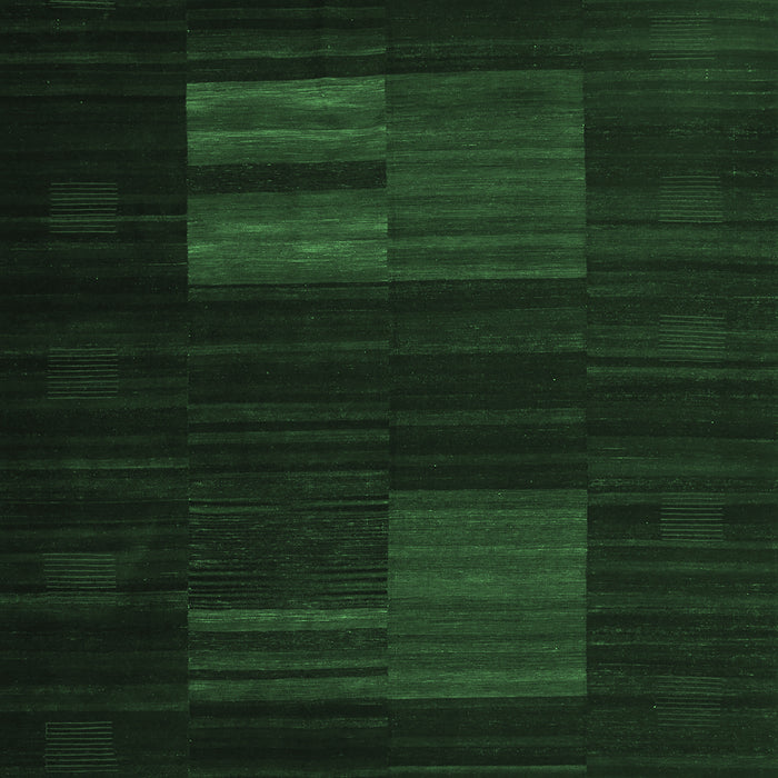 Abstract Emerald Green Contemporary Rug, con1146emgrn