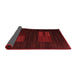 Abstract Red Contemporary Area Rugs