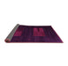 Sideview of Abstract Pink Contemporary Rug, con1146pnk