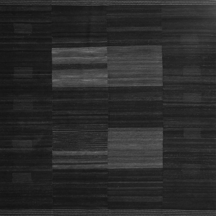 Round Machine Washable Abstract Gray Contemporary Rug, wshcon1146gry