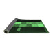 Sideview of Abstract Emerald Green Contemporary Rug, con1147emgrn