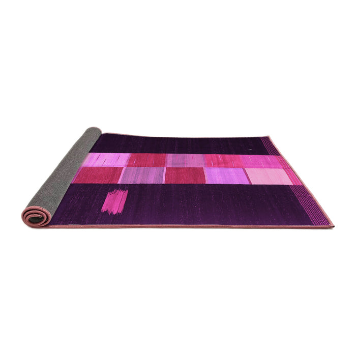 Sideview of Abstract Pink Contemporary Rug, con1147pnk