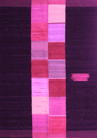 Abstract Pink Contemporary Rug, con1147pnk