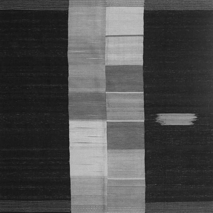 Round Machine Washable Abstract Gray Contemporary Rug, wshcon1147gry