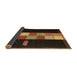 Sideview of Abstract Brown Contemporary Rug, con1147brn