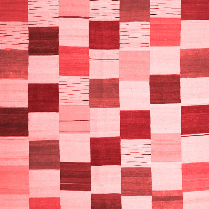 Checkered Red Modern Area Rugs