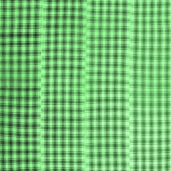 Machine Washable Abstract Emerald Green Contemporary Area Rugs, wshcon1149emgrn