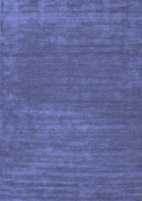 Abstract Blue Contemporary Rug, con114blu