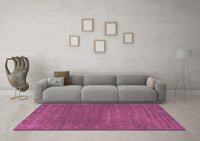 Machine Washable Abstract Pink Contemporary Rug, wshcon114pnk