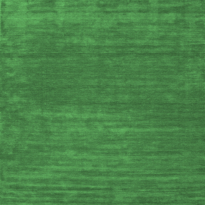 Square Machine Washable Abstract Emerald Green Contemporary Area Rugs, wshcon114emgrn