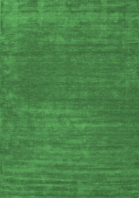 Abstract Emerald Green Contemporary Rug, con114emgrn