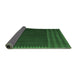 Sideview of Oriental Emerald Green Traditional Rug, con1150emgrn