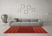 Machine Washable Oriental Orange Traditional Area Rugs in a Living Room, wshcon1150org