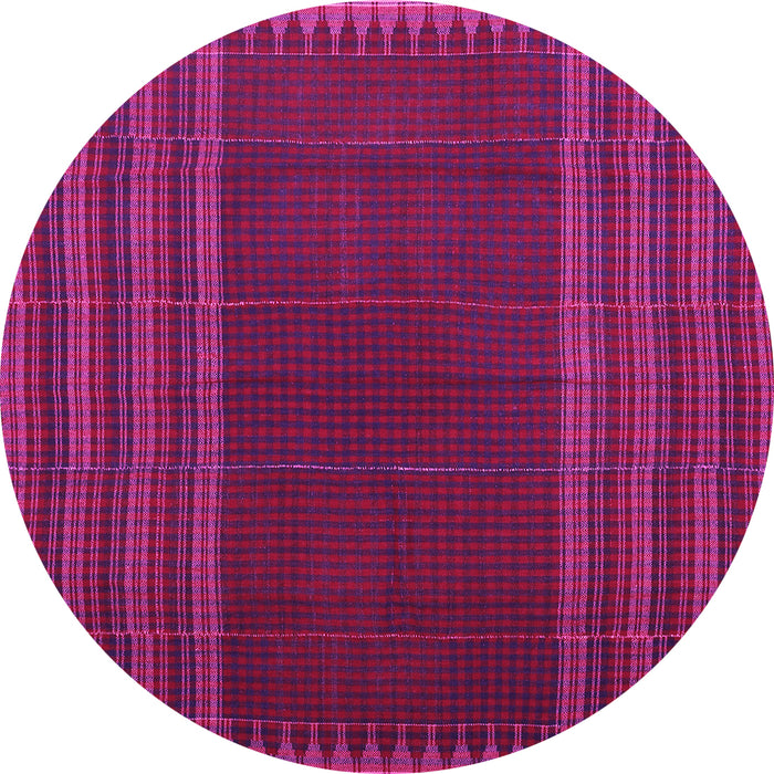 Round Oriental Pink Traditional Rug, con1150pnk