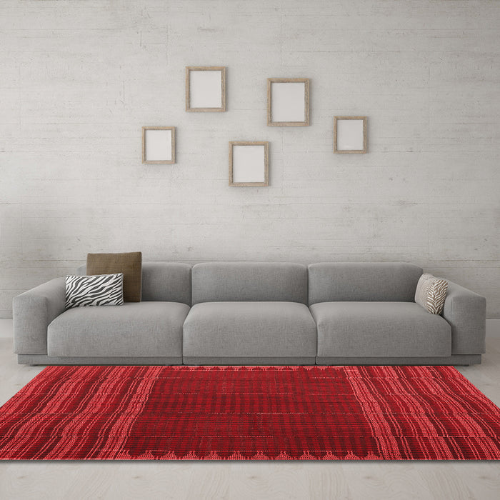 Traditional Red Washable Rugs