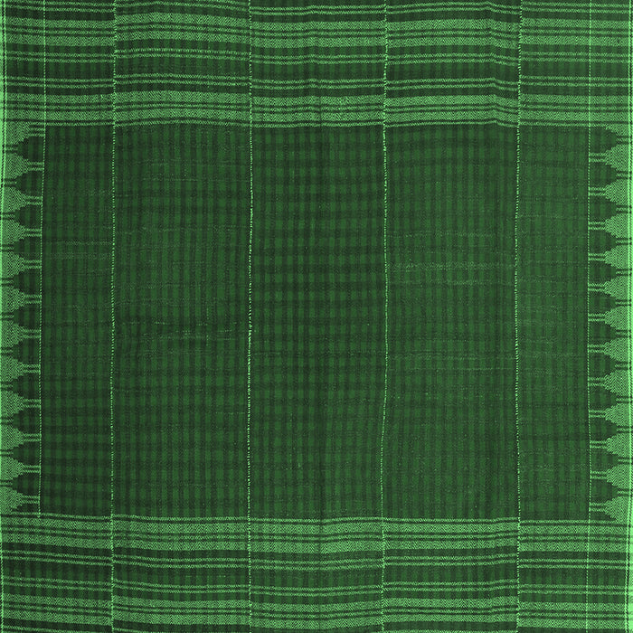 Machine Washable Oriental Emerald Green Traditional Area Rugs, wshcon1150emgrn