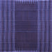 Square Oriental Blue Traditional Rug, con1150blu