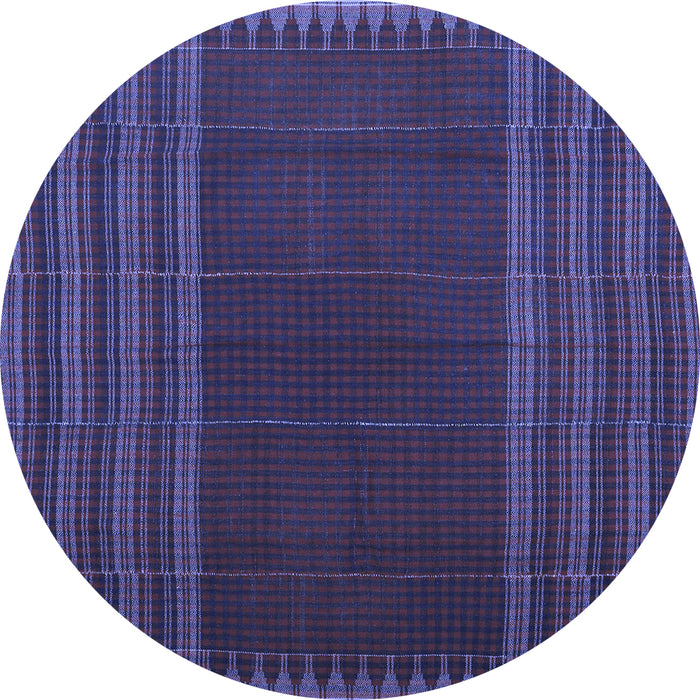 Round Machine Washable Oriental Blue Traditional Rug, wshcon1150blu