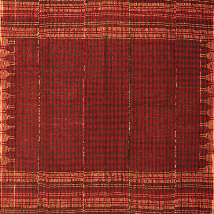 Serging Thickness of Machine Washable Oriental Orange Traditional Area Rugs, wshcon1150org