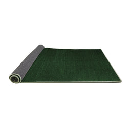 Sideview of Abstract Emerald Green Contemporary Rug, con1151emgrn