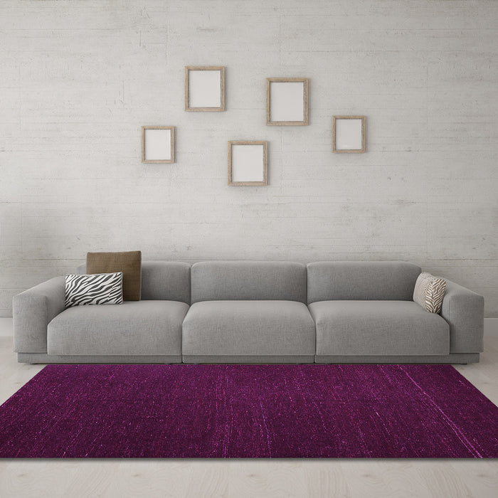 Machine Washable Abstract Pink Contemporary Rug in a Living Room, wshcon1151pnk