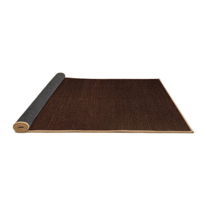 Sideview of Abstract Brown Contemporary Rug, con1151brn