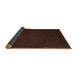 Sideview of Abstract Brown Contemporary Rug, con1151brn