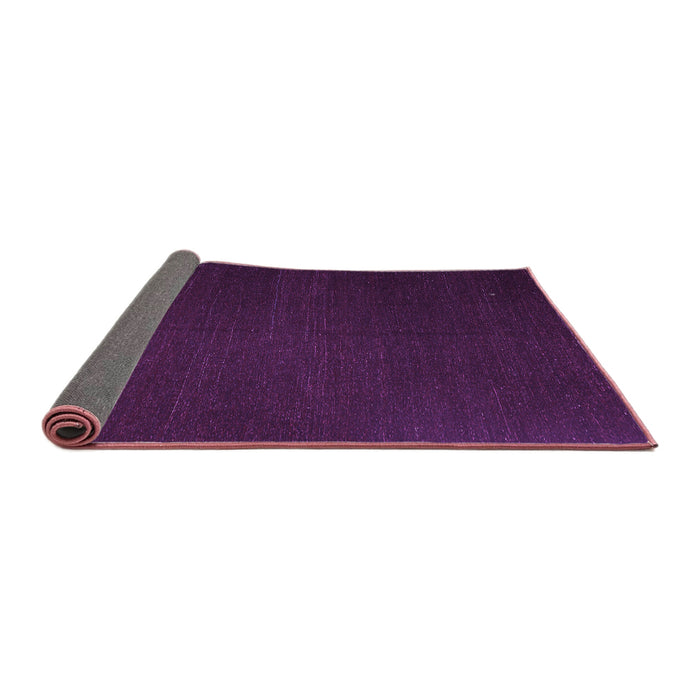 Sideview of Abstract Purple Contemporary Rug, con1151pur