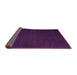 Sideview of Abstract Purple Contemporary Rug, con1151pur