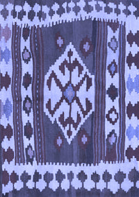 Southwestern Blue Country Rug, con1152blu