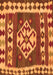 Southwestern Orange Country Rug, con1152org