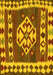 Southwestern Yellow Country Rug, con1152yw