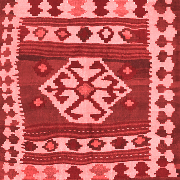 Machine Washable Southwestern Red Country Rug, wshcon1152red