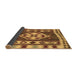 Sideview of Southwestern Brown Country Rug, con1152brn